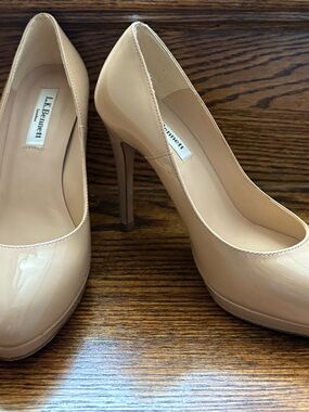 L.K. Bennett Sledge Platform Pumps